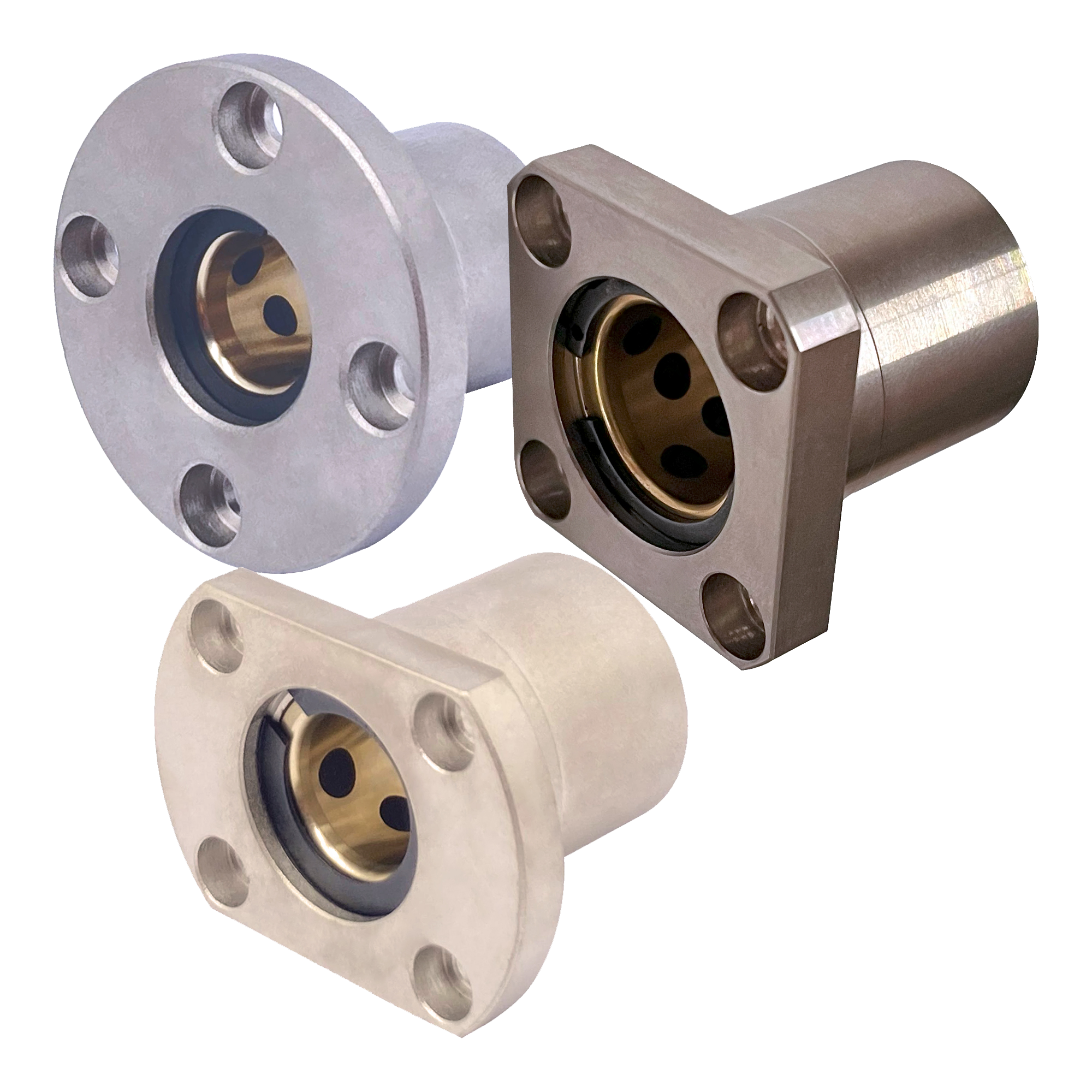 无油衬套法兰加厚型固定座组件